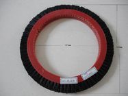 Đen đỏ Stenter Brushes Wheel, sinh thái thân thiện Artos Stenter Brush Roller